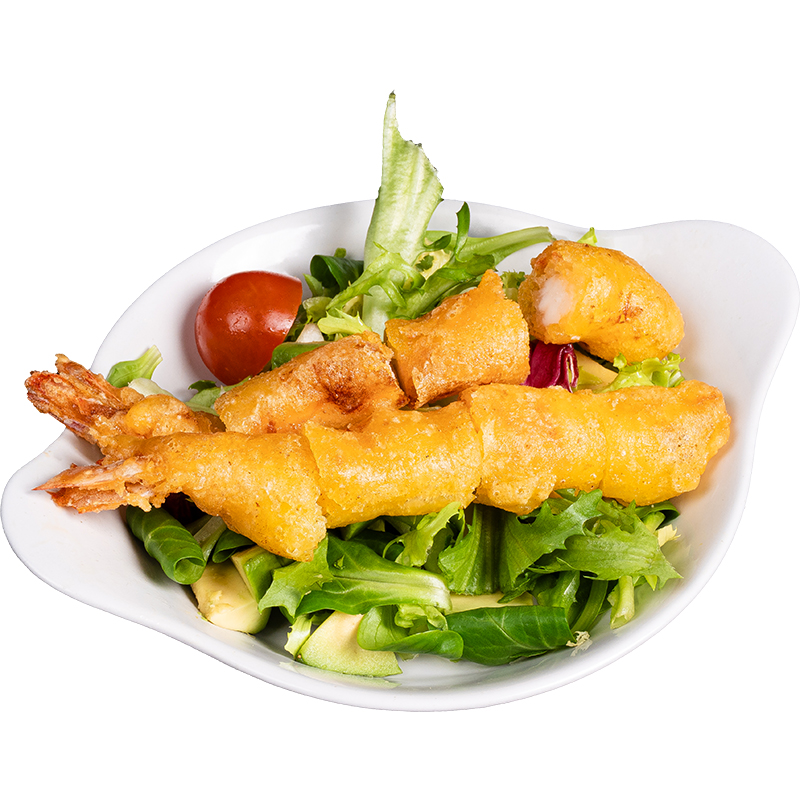 ENSALADA TEMPURA LANGOSTINO